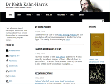 Tablet Screenshot of kahn-harris.org